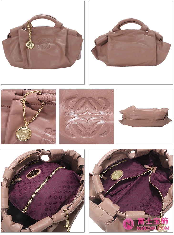 ロエベ LOEWEスーパーコピー チャーム付きハンドバッグ ナッパアイレ 315.82.B52 7810